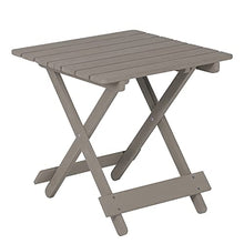 Load image into Gallery viewer, Outdoor Wooden Adirondack Square Folding Side Table, Natural Cypress Wood Made, Portable for Yard/Patio/Garden/Lawn/Porch/Deck/Beach
