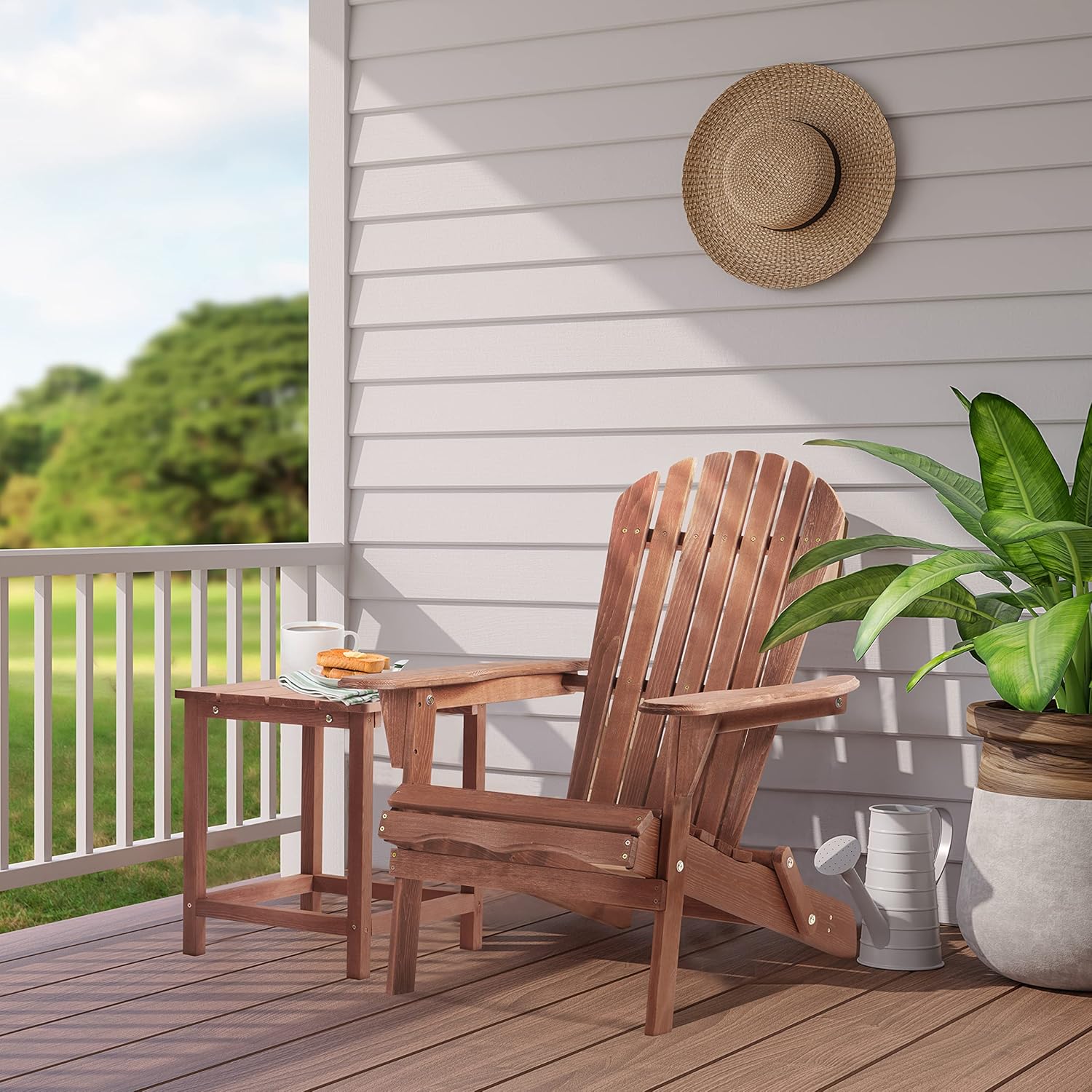 folding adirondack chair set