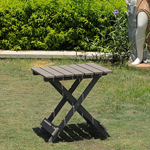 Outdoor Wooden Folding Table Union Rustic Chaparral Folding Solid